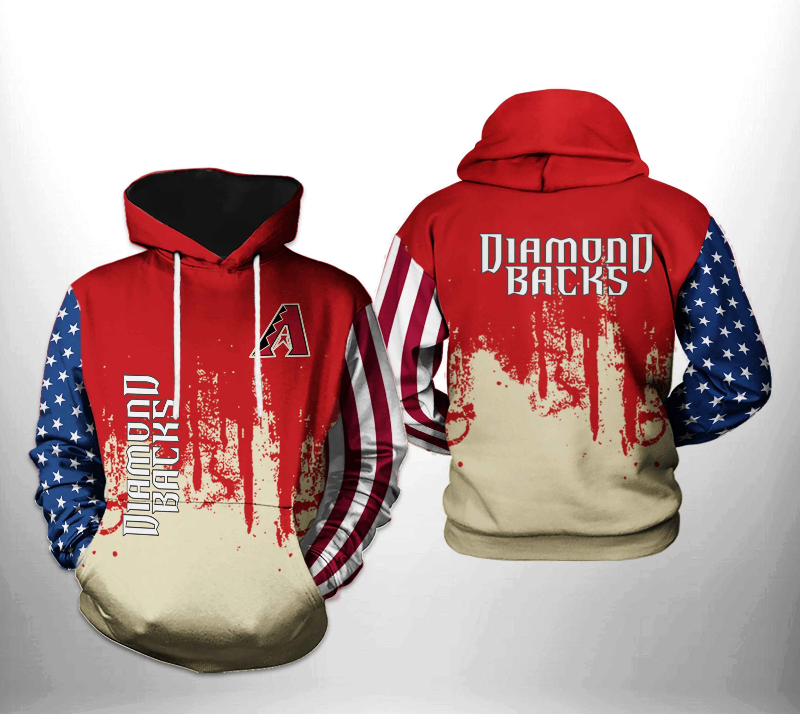 Arizona Diamondbacks MLB Team US 3D Printed Hoodie/Zipper Hoodie