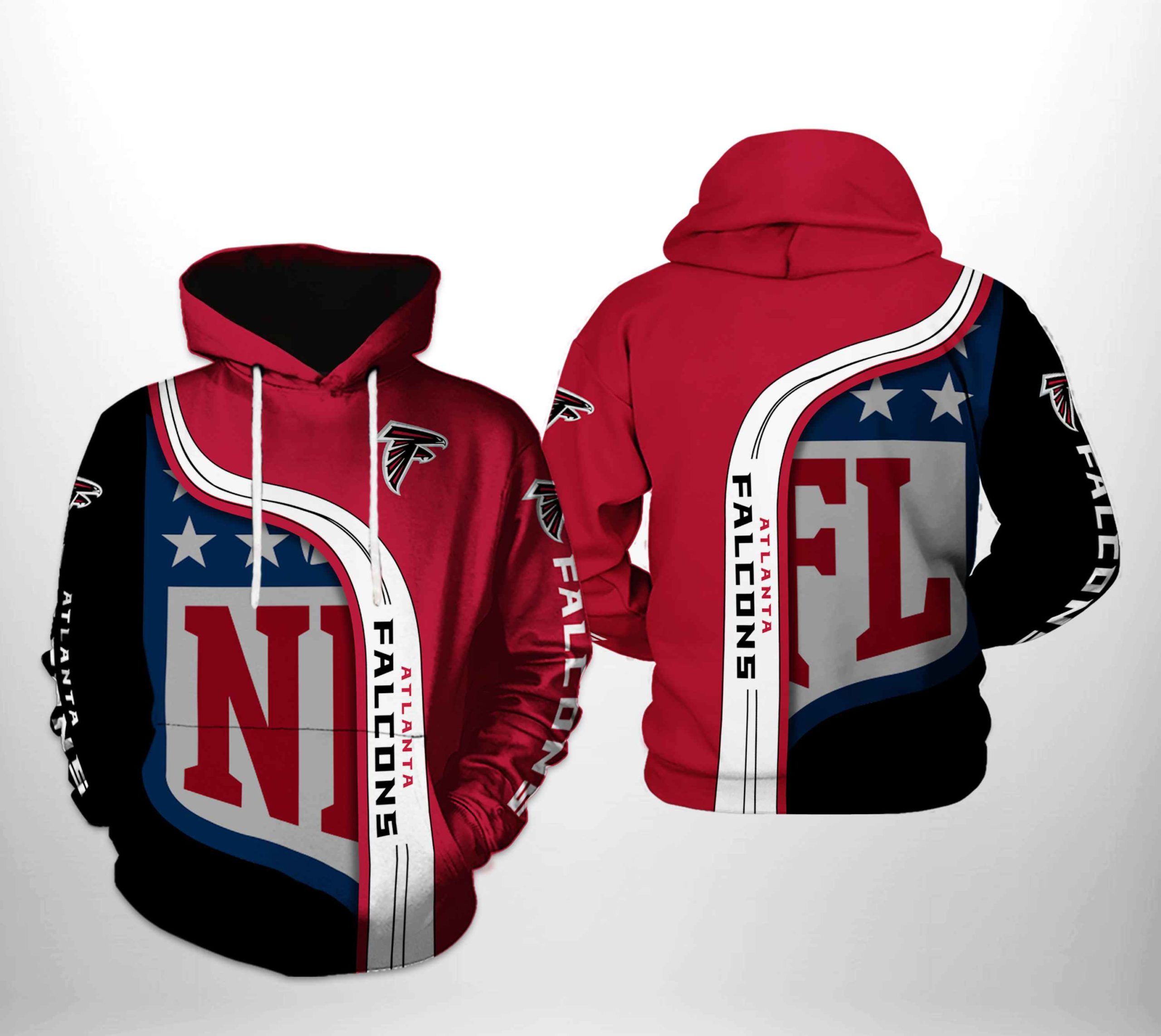 Atlanta Falcons NFL Skull 3D Printed Hoodie/Zipper Hoodie - Travels in  Translation