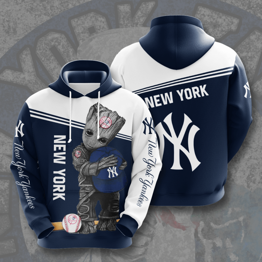 MLB 3D Shirt New York Yankees MLB Hoodie Yankees 3D Hoodie Size