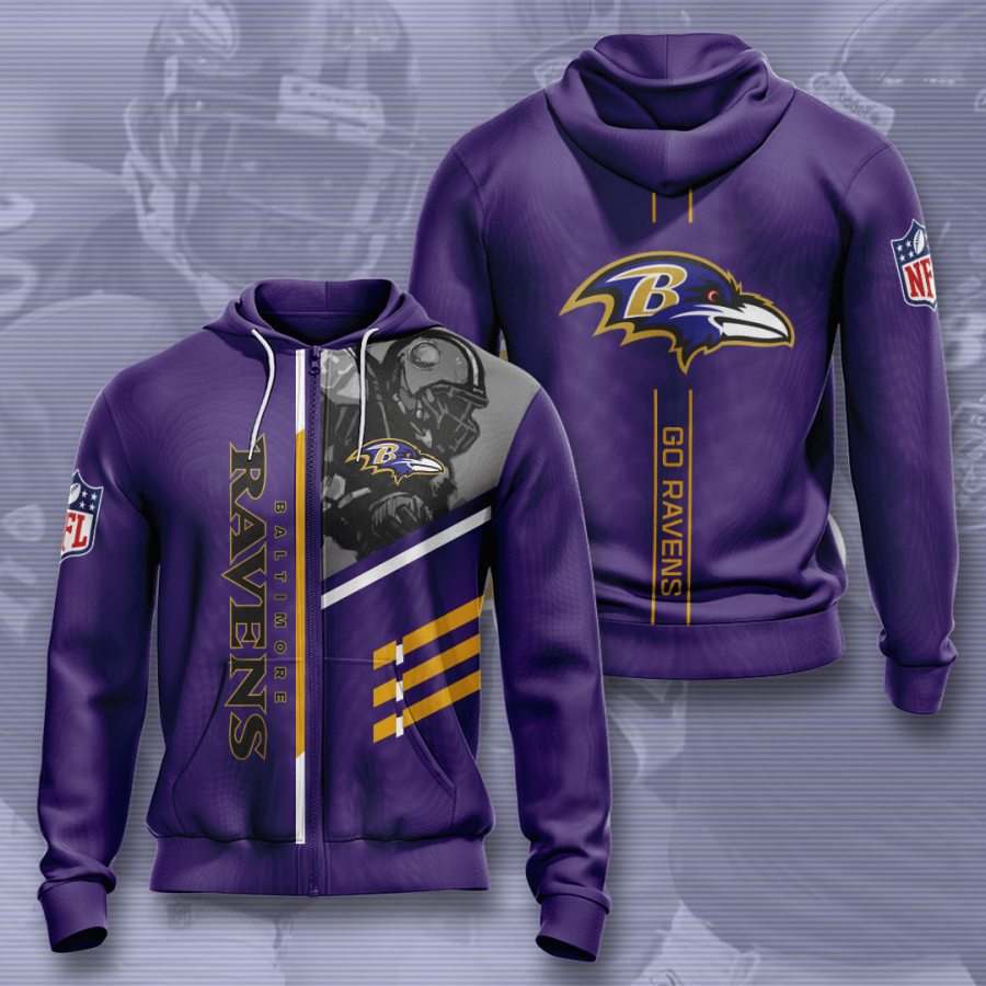 Baltimore Ravens And Lamar Jackson No 8 3D Hoodie