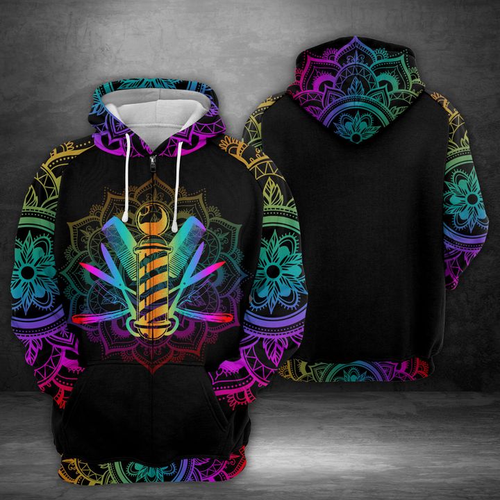 Barber 3D Printed Hoodie/Zipper Hoodie