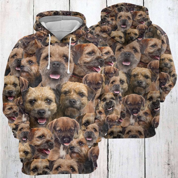 Border Terrier Awesome 3D Printed Hoodie/Zipper Hoodie