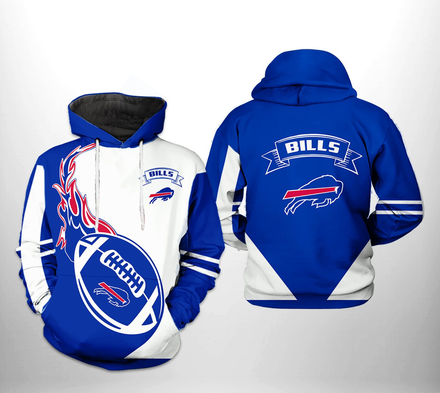 Buffalo Bills Camo Logo American Football 3D Hoodie Nfl 3D