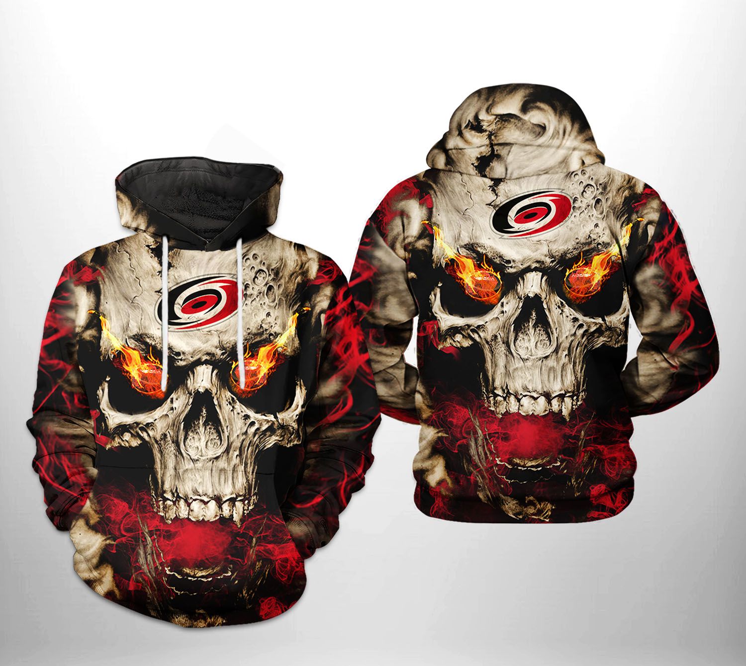 NFL Houston Texans Zip Hoodie 3D All Over Print Punisher Skull