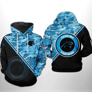 Carolina Panthers American Flag 3D Hoodie All Over Print - T