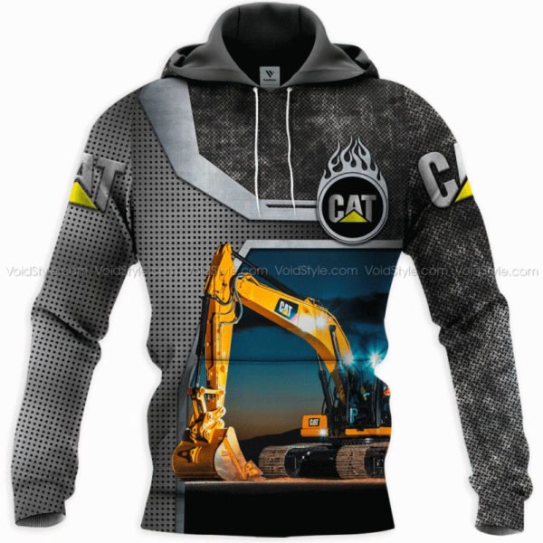 Cat Heavy Equipment 3D Printed Hoodie/Zipper Hoodie