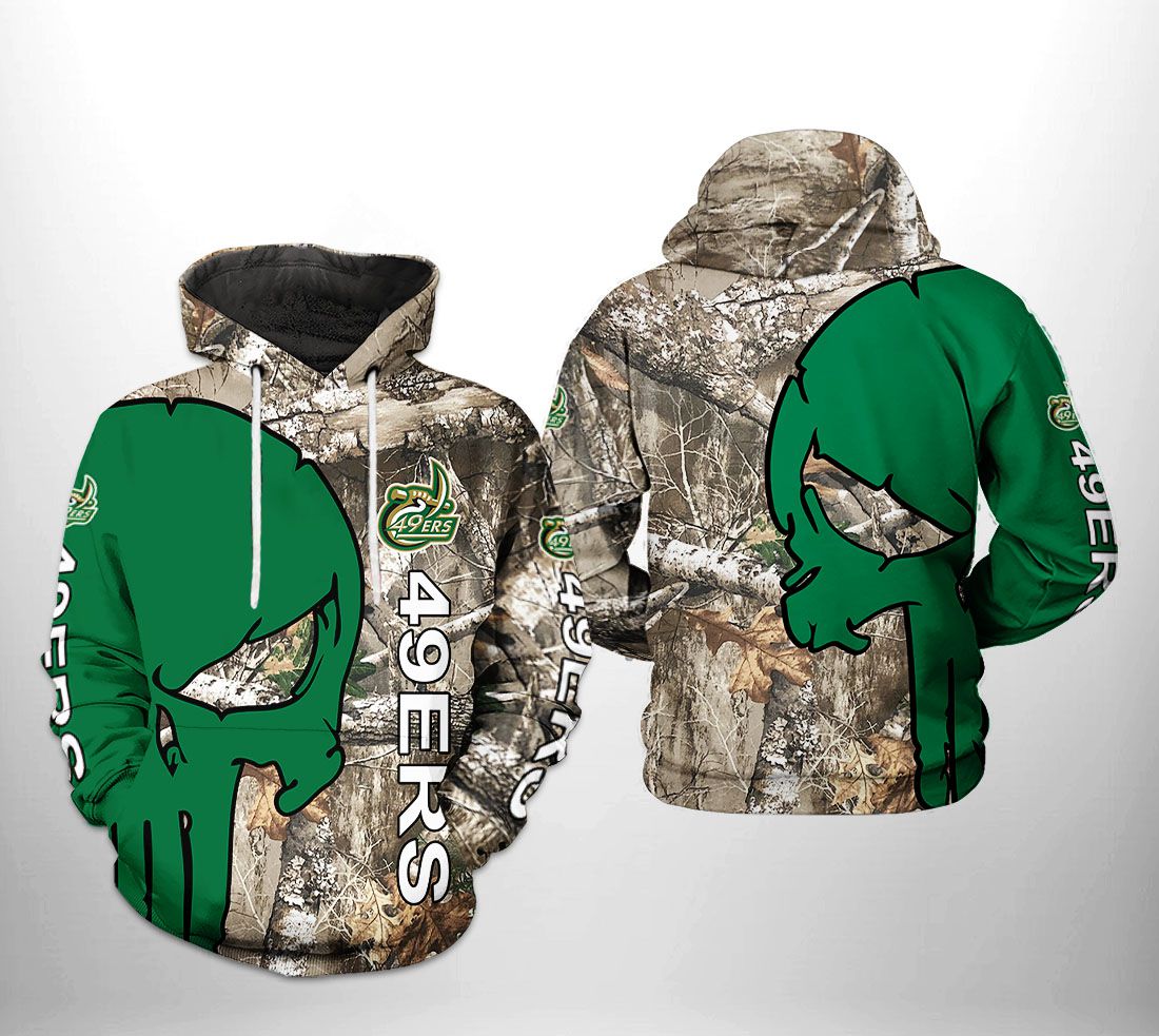 Charlotte 49ers NCAA Camo Veteran Hunting 3D Printed Hoodie/Zipper Hoodie