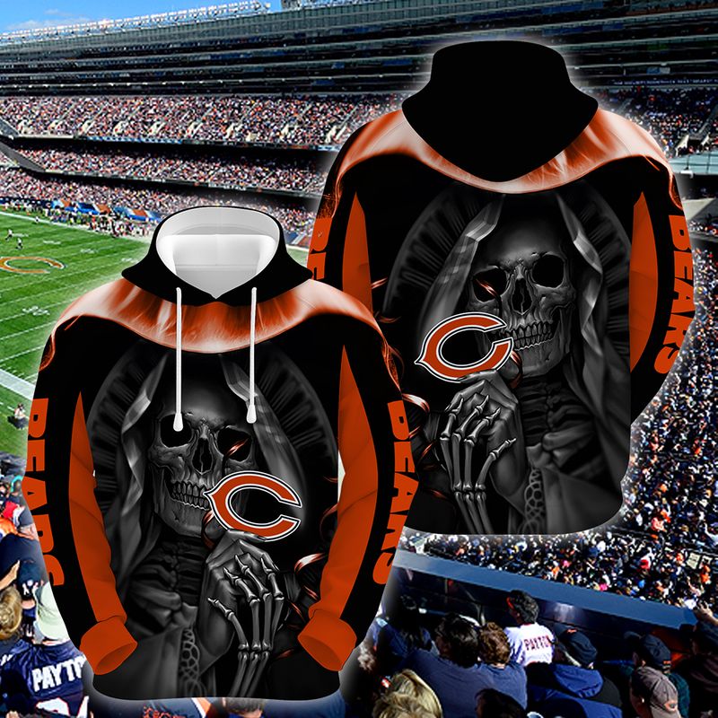 Chicago Bears 3D Printed Hoodie/Zipper Hoodie