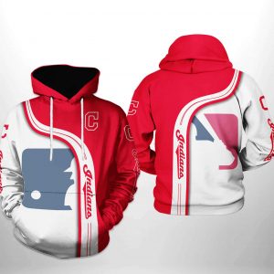 Cleveland Indians MLB Camouflage Red Hoodie, Zip Hoodie 3D All