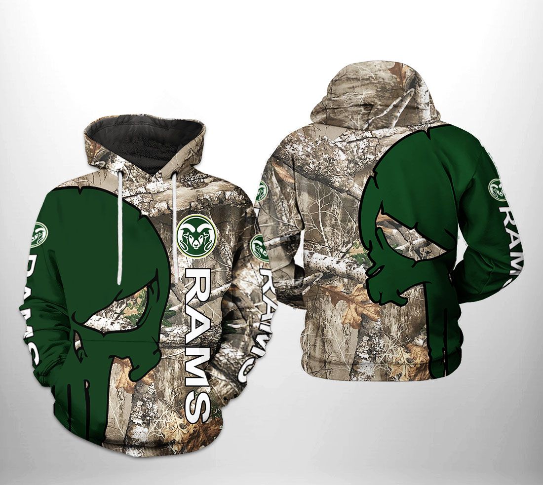 Colorado State Rams NCAA Personalized Your Hunting Camo Style 3D Hoodie