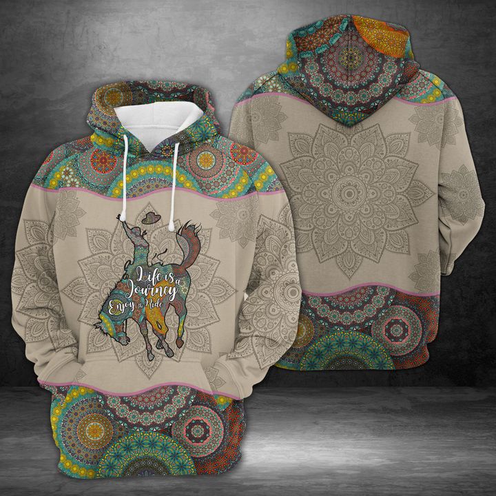 Cowboy Mandala 3D Printed Hoodie/Zipper Hoodie