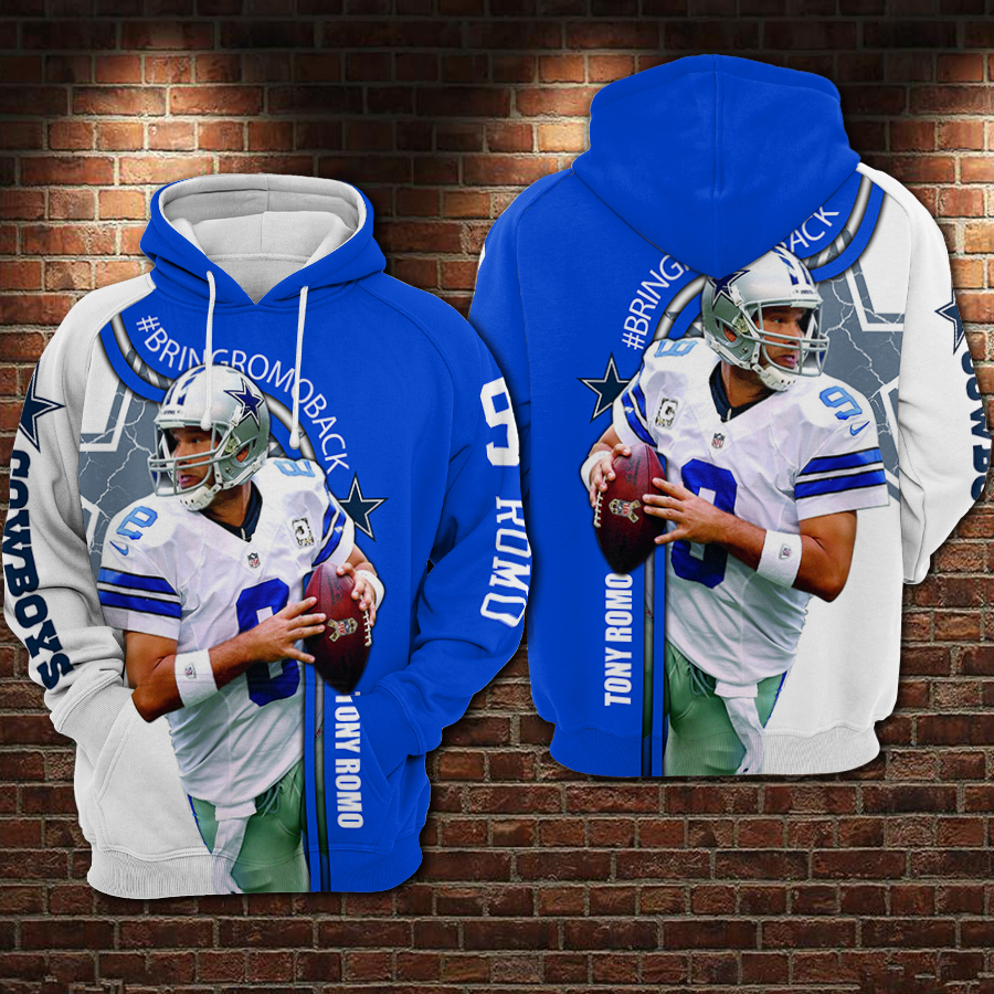 NFL Dallas Cowboys Blue Unisex Bomber Jacket 3D