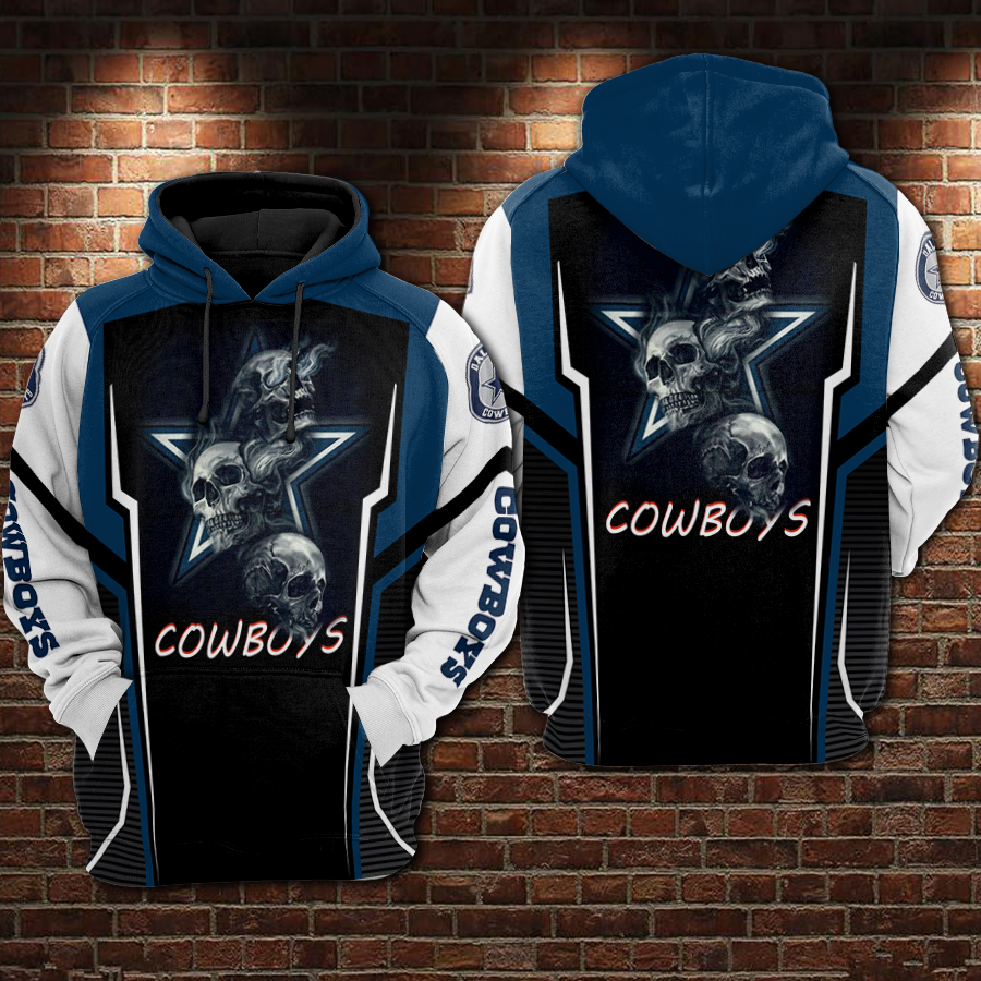 Dallas Cowboys NFL Skull Punisher Team 3D Printed Hoodie/Zipper Hoodie -  Travels in Translation