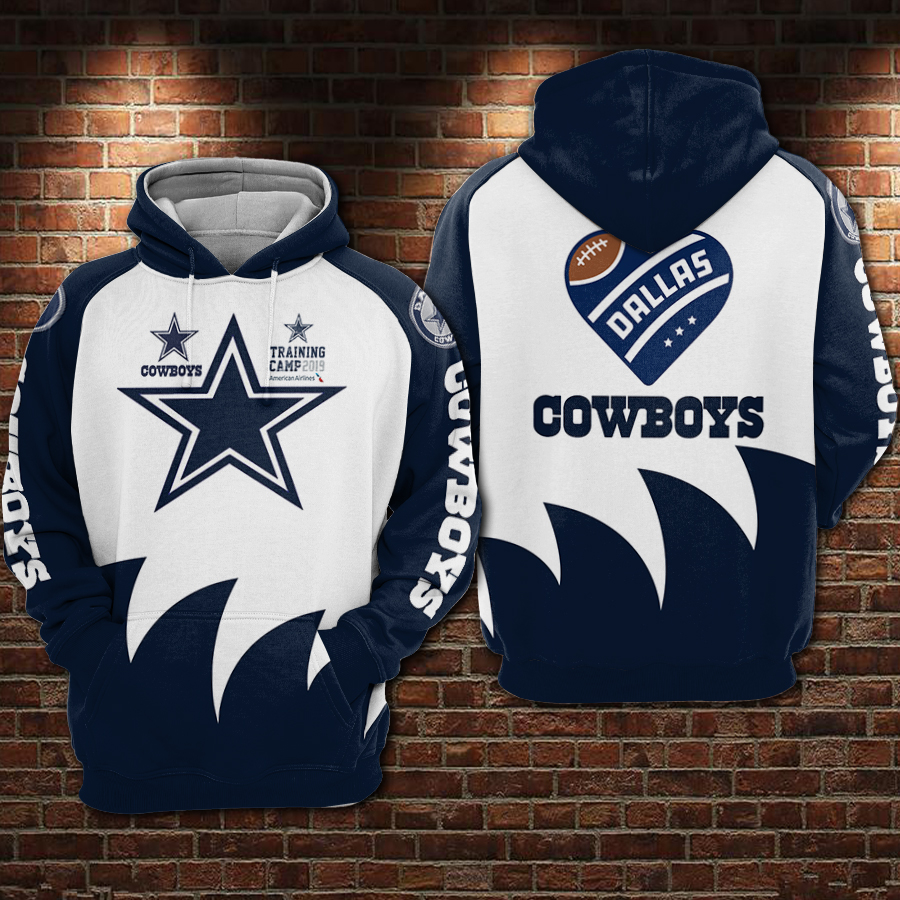 Dallas Cowboys 3D Printed Hoodie/Zipper Hoodie - Travels in