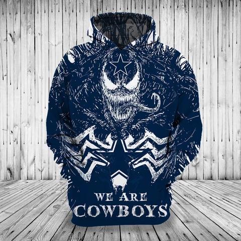 Dallas Cowboys 3D Printed Hoodie/Zipper Hoodie