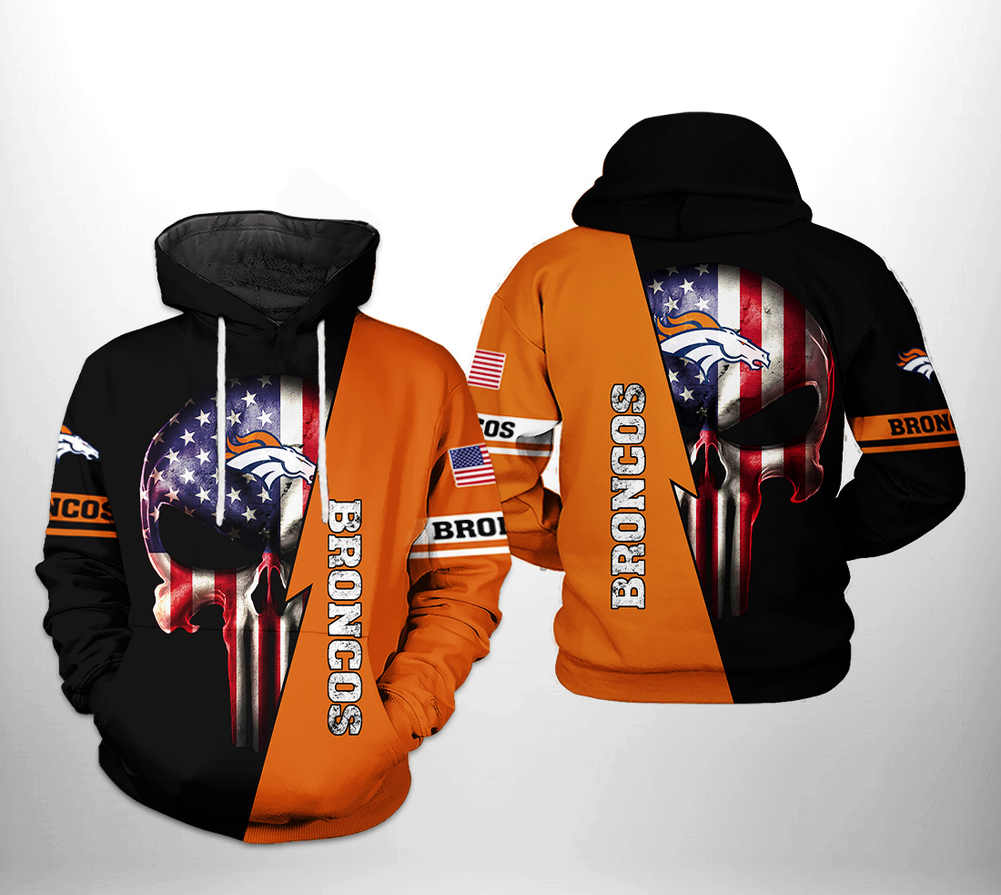 Denver Broncos Nfl Football Flag American Denver Broncos 3D Hoodie