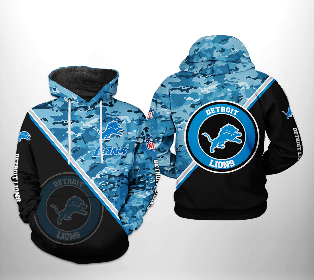 Detroit Lions NFL Team 3D Printed Hoodie/Zipper Hoodie - Travels in  Translation