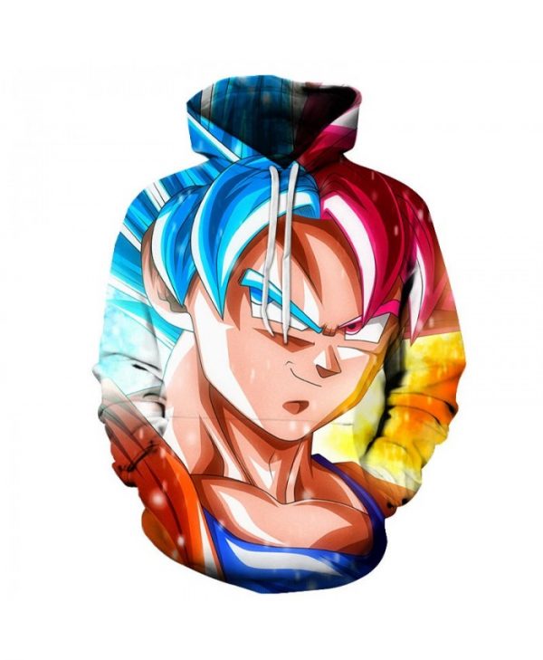 Dragon Ball Proud Eyes 3D Printed Hoodie/Zipper Hoodie