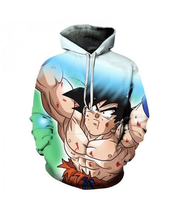 Dragon Ball Whole Body Muscle S Cosplay 3D Printed Hoodie/Zipper Hoodie