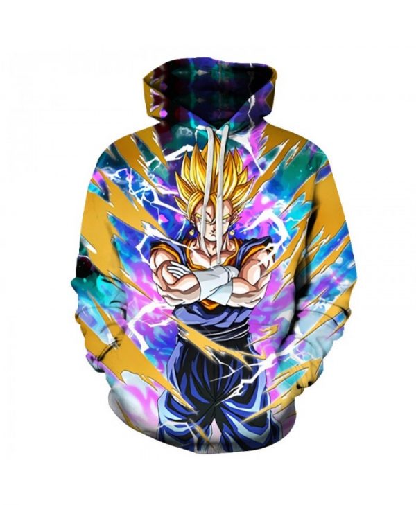 Dragon Ball Z Anime Harajuku Funny Cartoon 3D Printed Hoodie/Zipper Hoodie