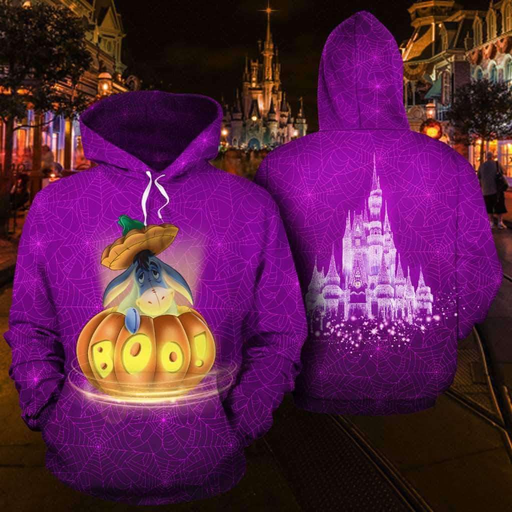 Eeyore Boo 3D Printed Hoodie/Zipper Hoodie