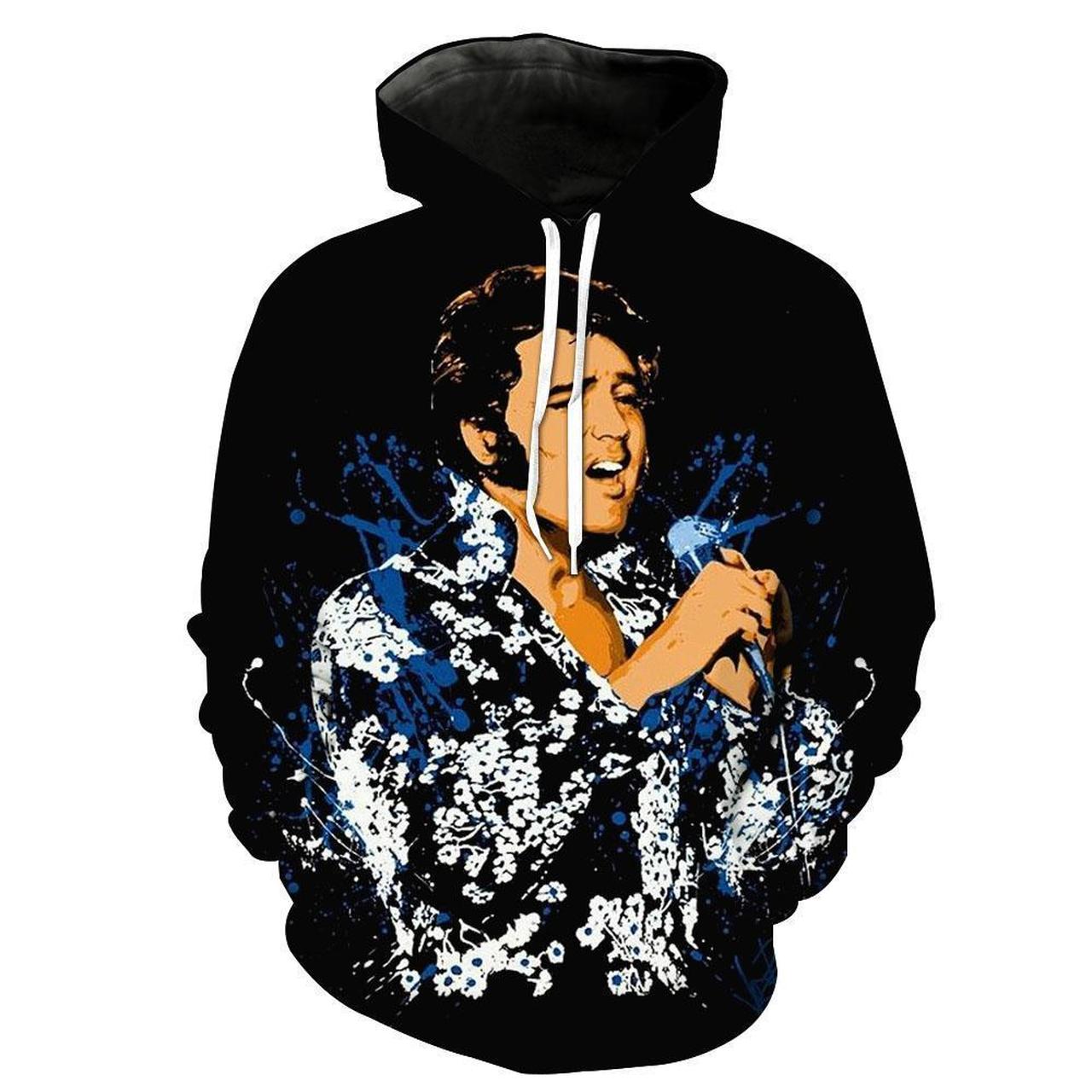 Elvis Presley 3D Printed Hoodie/Zipper Hoodie