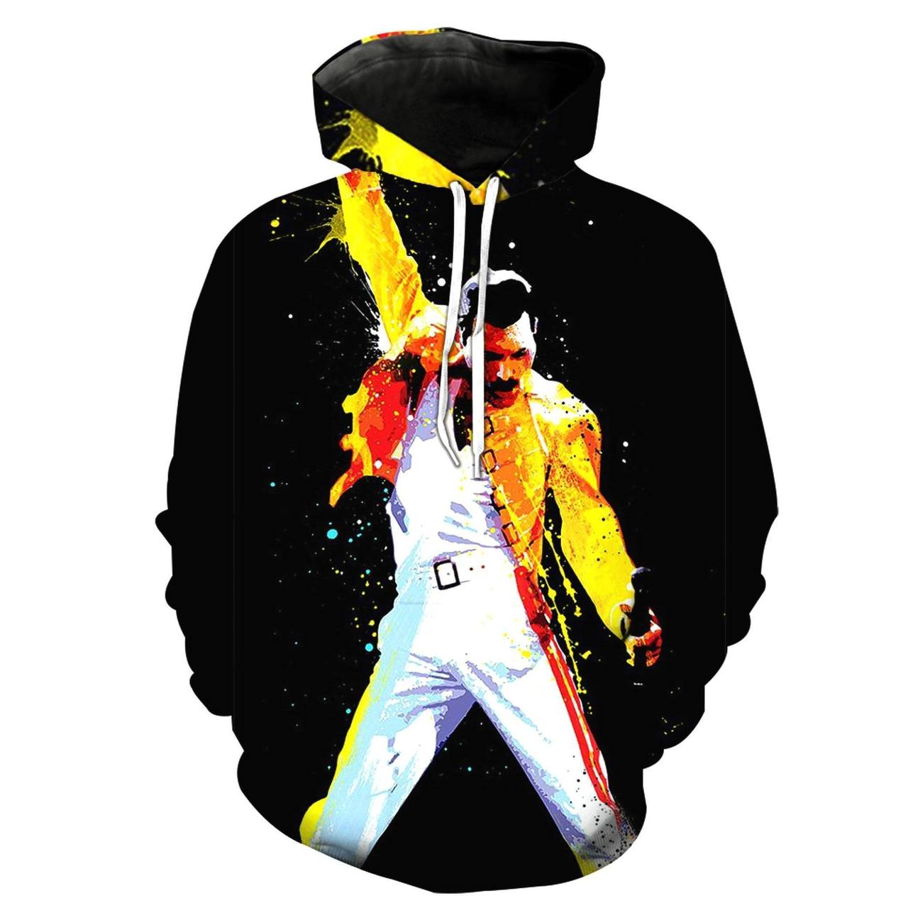 Freddie Mercury 3D Printed Hoodie/Zipper Hoodie