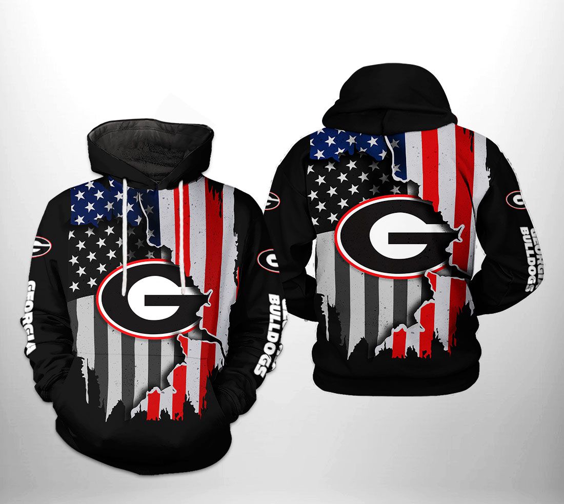 Georgia Bulldogs NCAA Camo Veteran 3D Printed Hoodie/Zipper Hoodie -  Travels in Translation