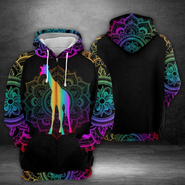 Giraffe 3D Printed Hoodie/Zipper Hoodie