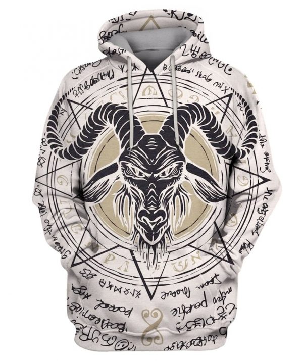 Goat 3D Printed Hoodie/Zipper Hoodie