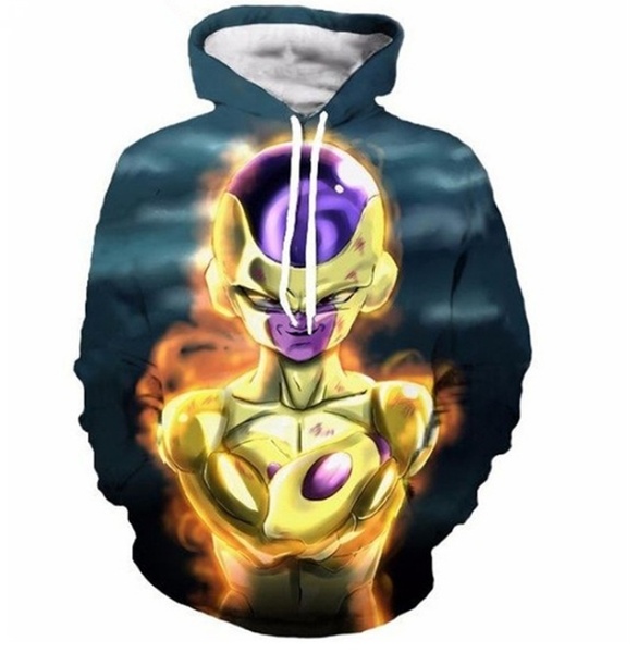 Golden Frieza 3D Printed Hoodie/Zipper Hoodie