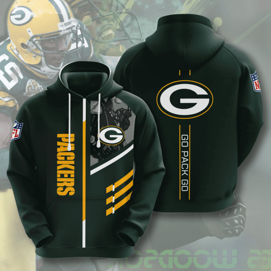 Green Bay Packers NFL Team 3D Printed Hoodie/Zipper Hoodie - Travels in  Translation