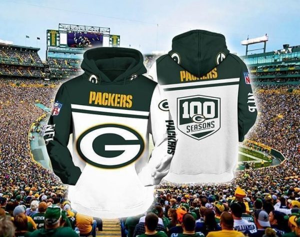 NFL Green Bay Packers Skull Hoodie, Zip Hoodie 3D All Over Print For Fans