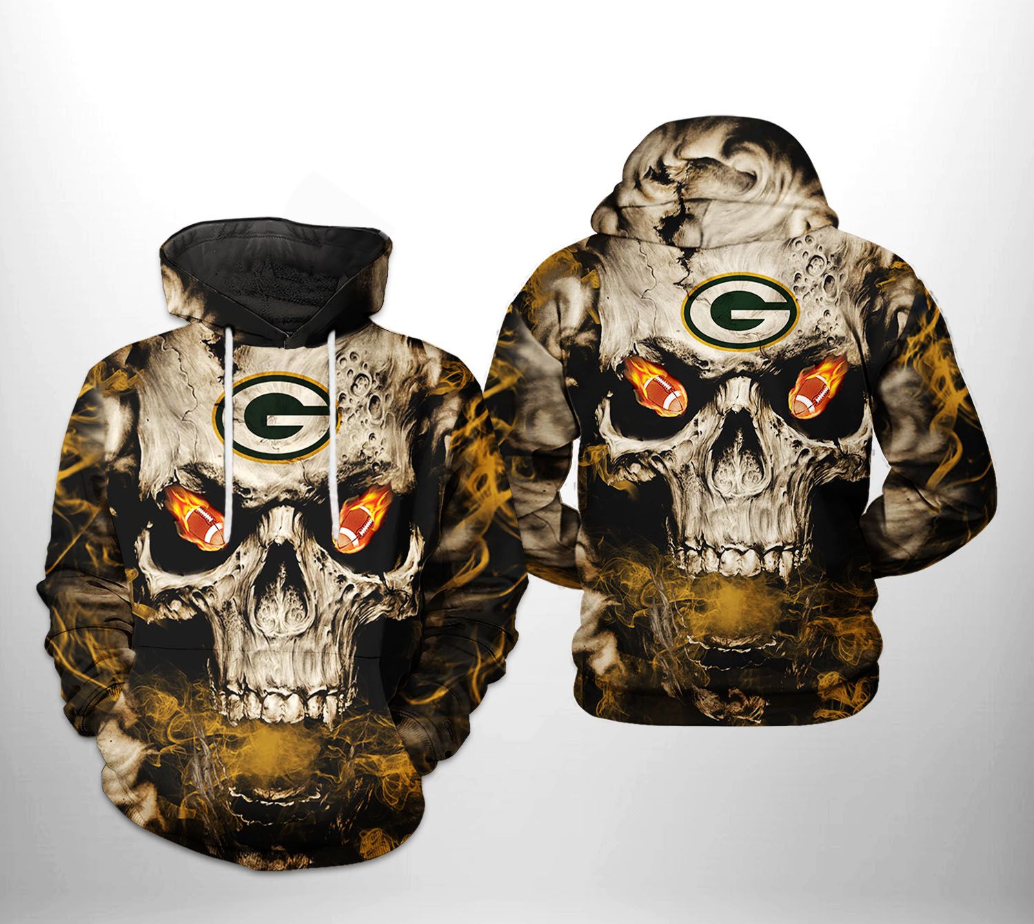 packers skull sweatshirt