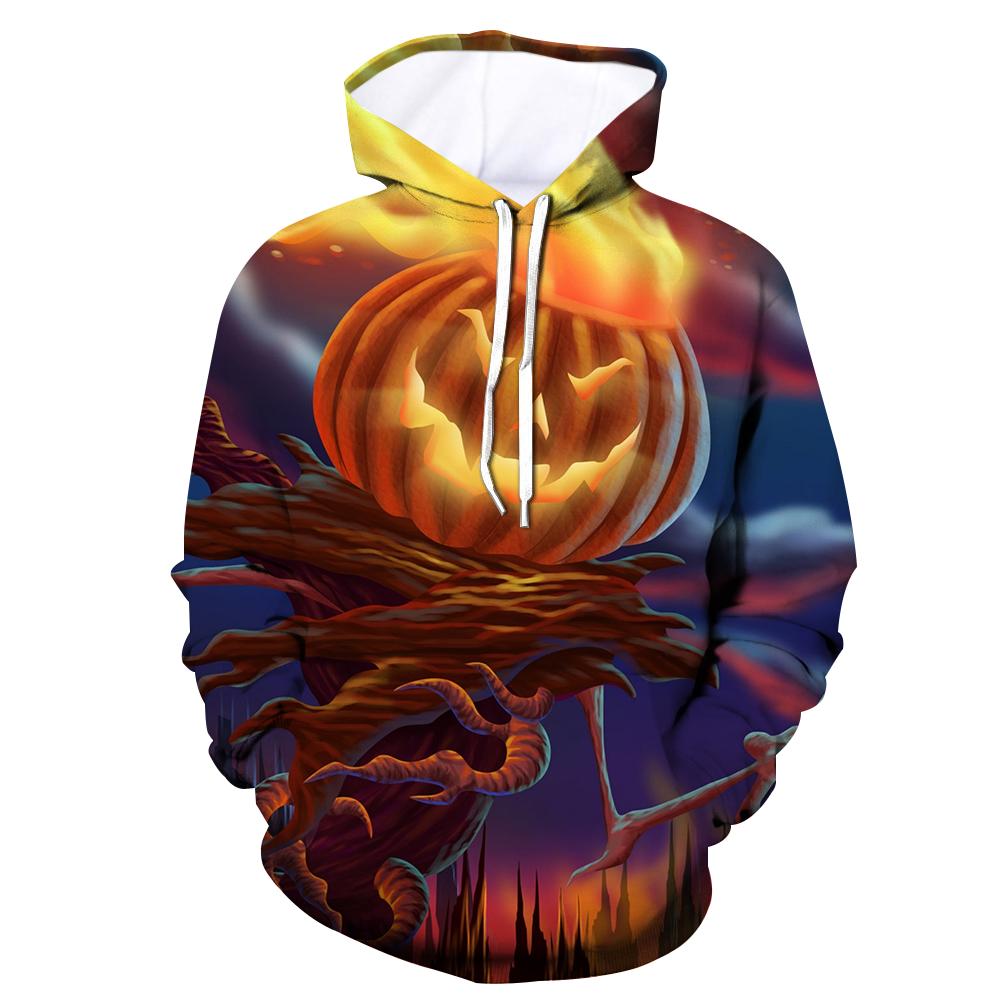 Halloween Art 3D Printed Hoodie/Zipper Hoodie