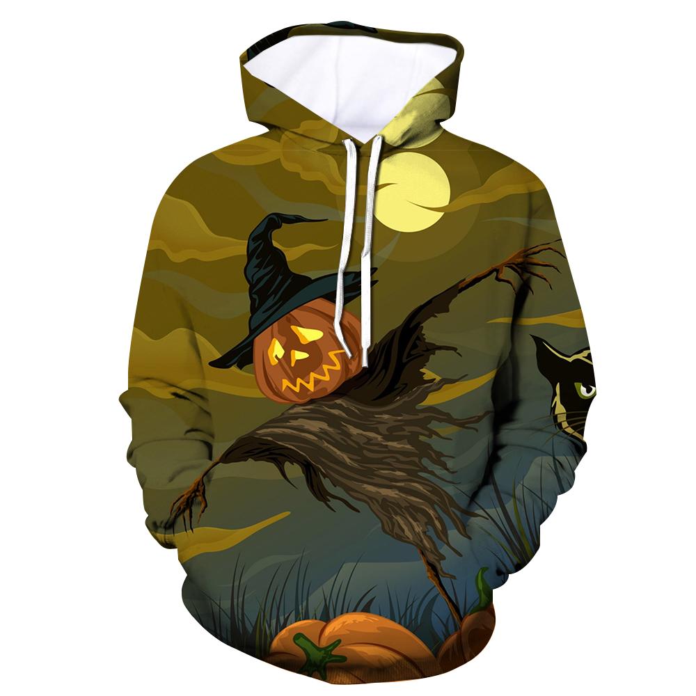 Halloween Art 3D Printed Hoodie/Zipper Hoodie