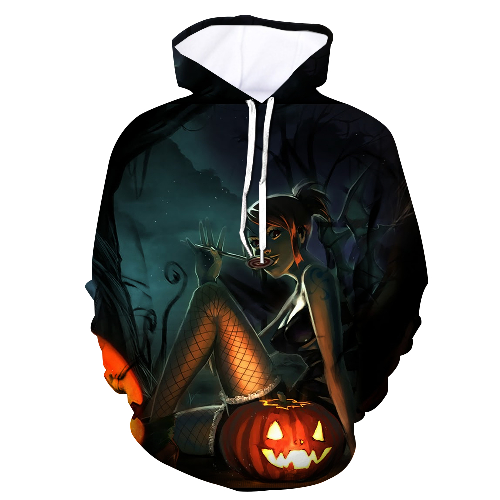 Halloween Art 3D Printed Hoodie/Zipper Hoodie