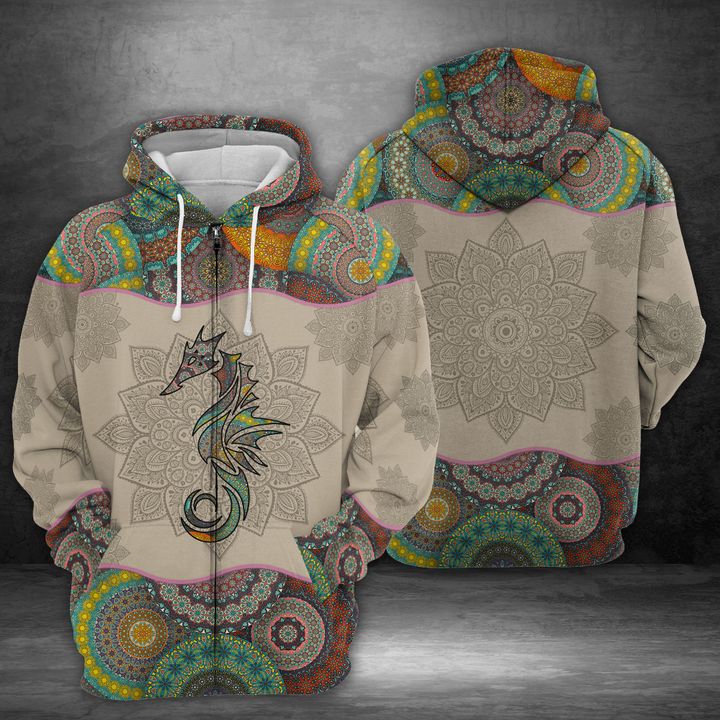 Hippocampus 3D Printed Hoodie/Zipper Hoodie