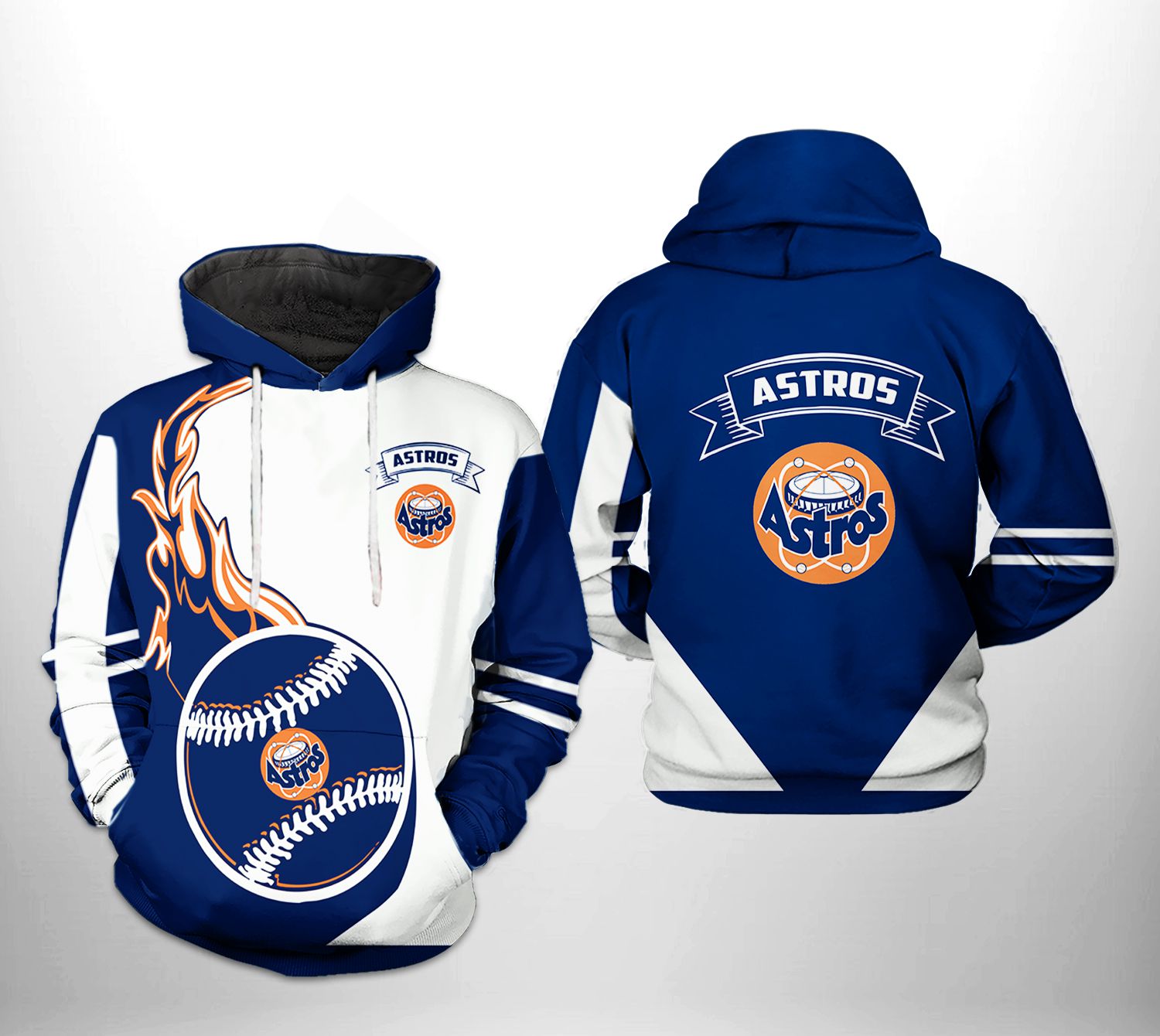 Houston Astros American Football 3D Printed Hoodie/Zipper Hoodie - Travels  in Translation