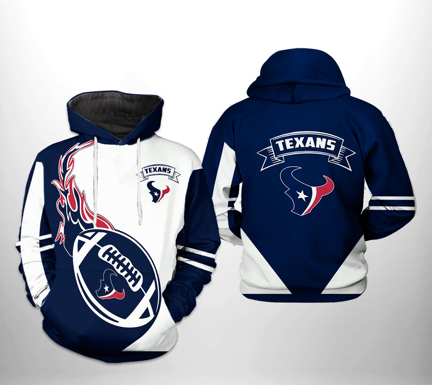 Houston Texans Football American Flag Bomber Jacket Nfl Camouflage