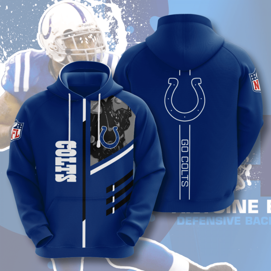 Oversized Hoodies NFL Indianapolis Colts Football Team 3D Printed