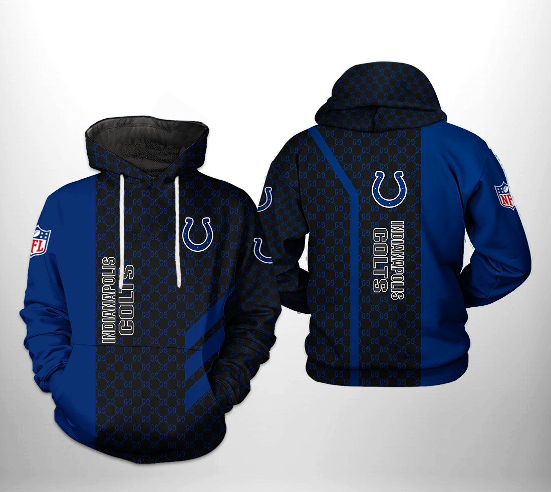 Indianapolis Colts NFL 3D Printed Hoodie/Zipper Hoodie