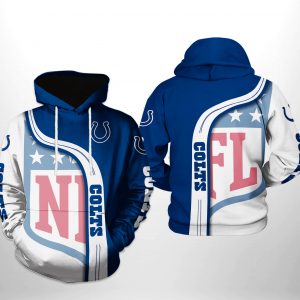 NFL Indianapolis Colts Sweatshirt 3D Hoodie All Over Printed - T