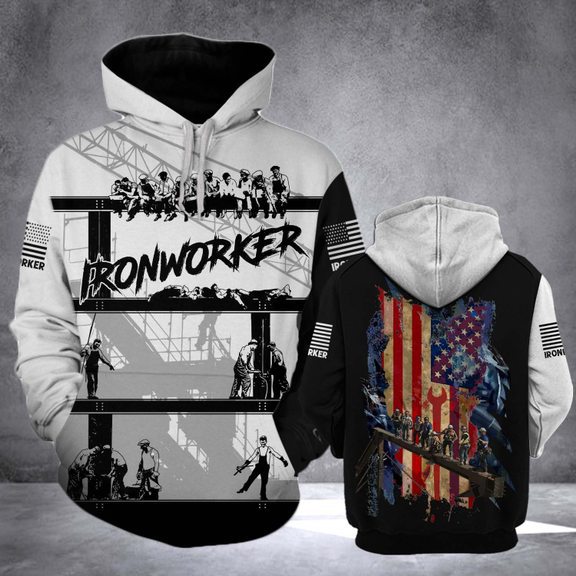 Ironworker 3D Printed Hoodie/Zipper Hoodie