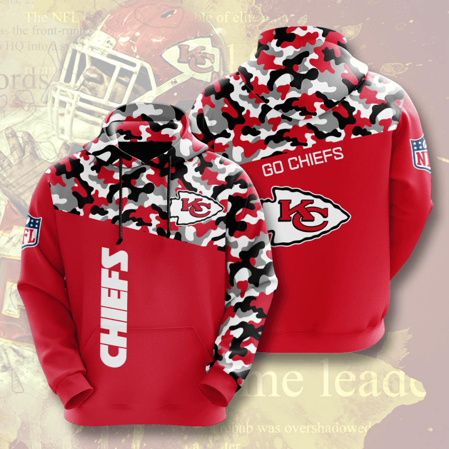 Kansas City Chiefs NFL Team US 3D Printed Hoodie/Zipper Hoodie - Travels in  Translation