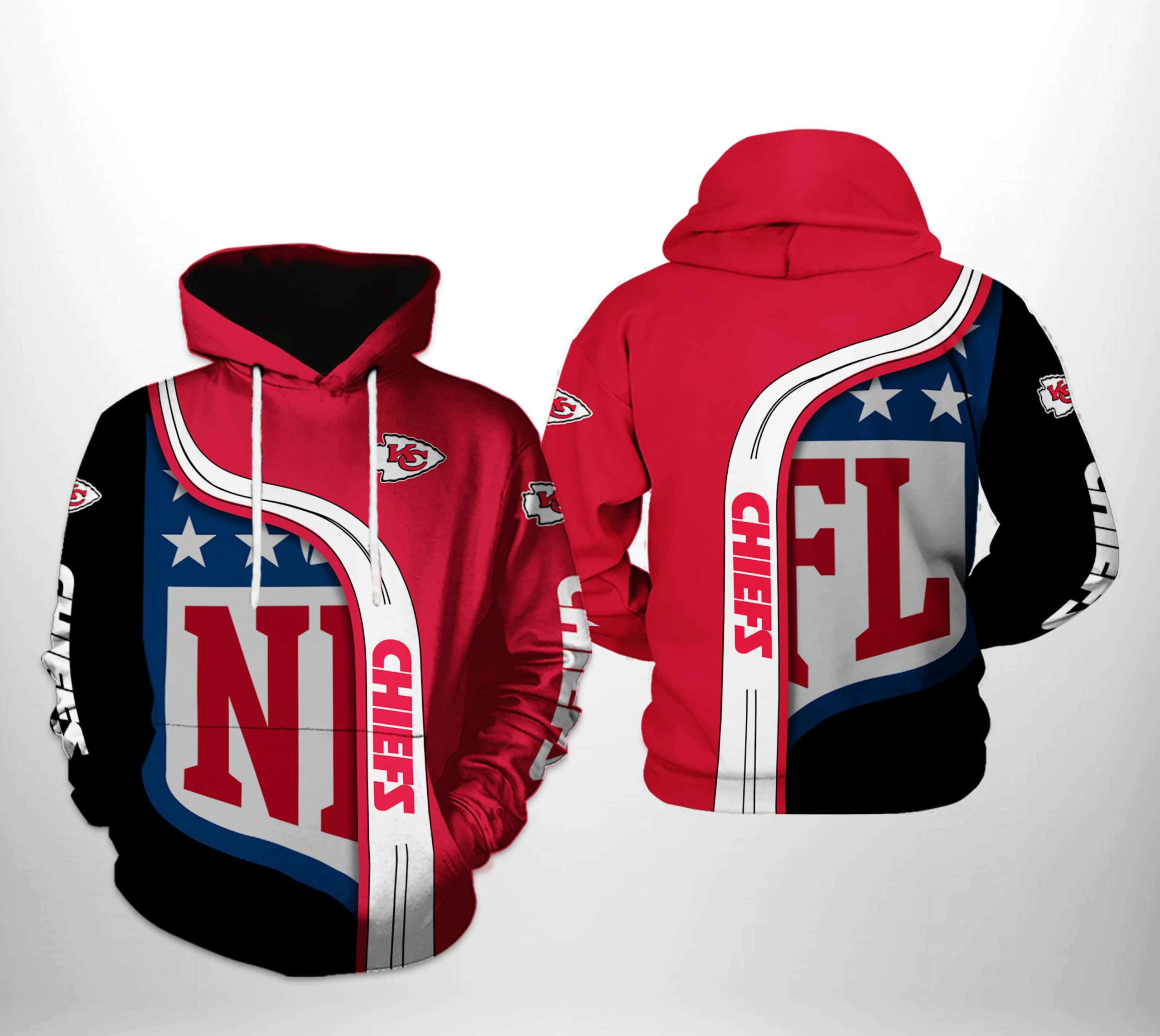 Kansas City Chiefs NFL Team 3D Printed Hoodie/Zipper Hoodie - Travels in  Translation