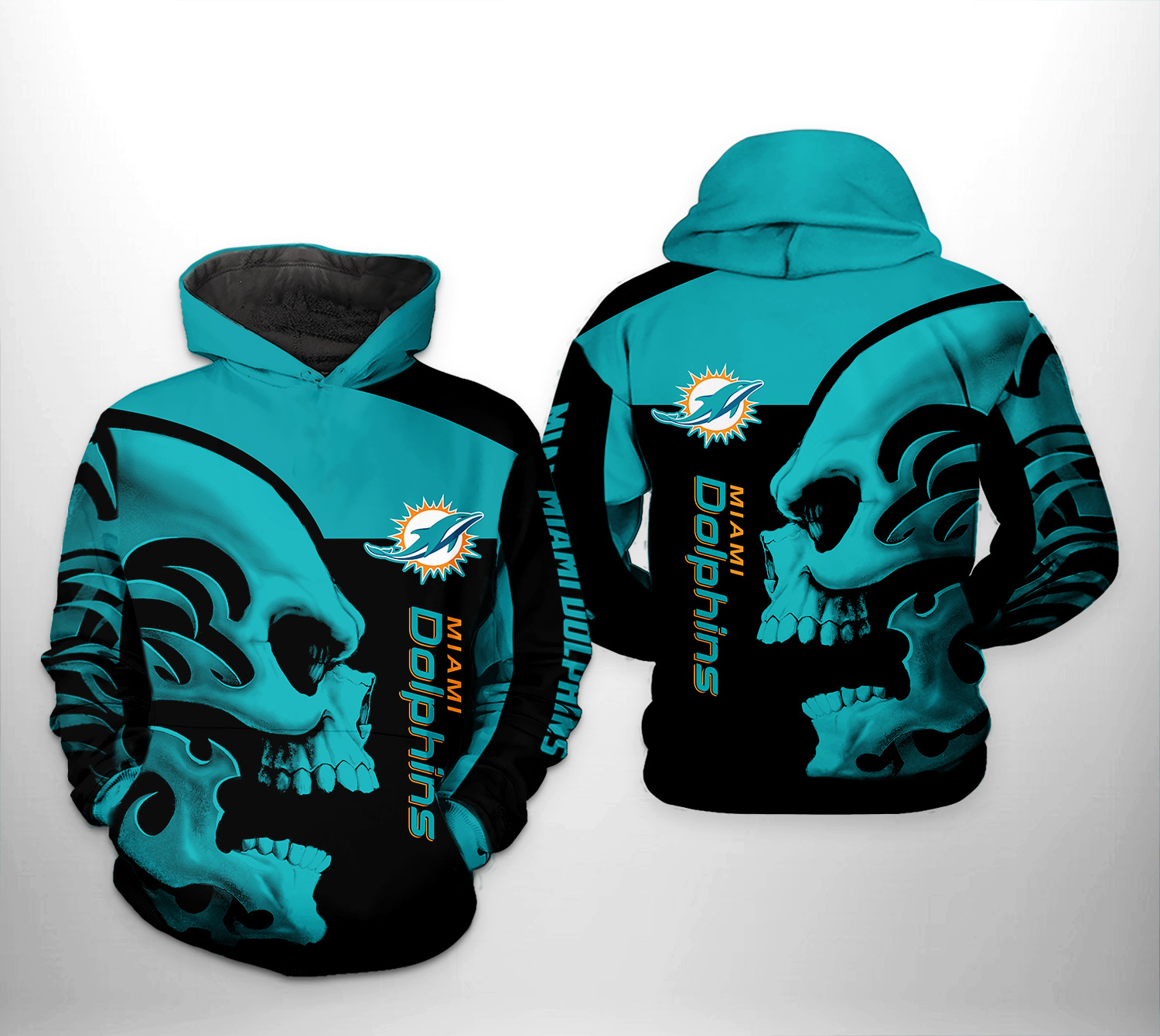 Miami Dolphins NFL Team 3D Printed Hoodie/Zipper Hoodie - Travels in  Translation