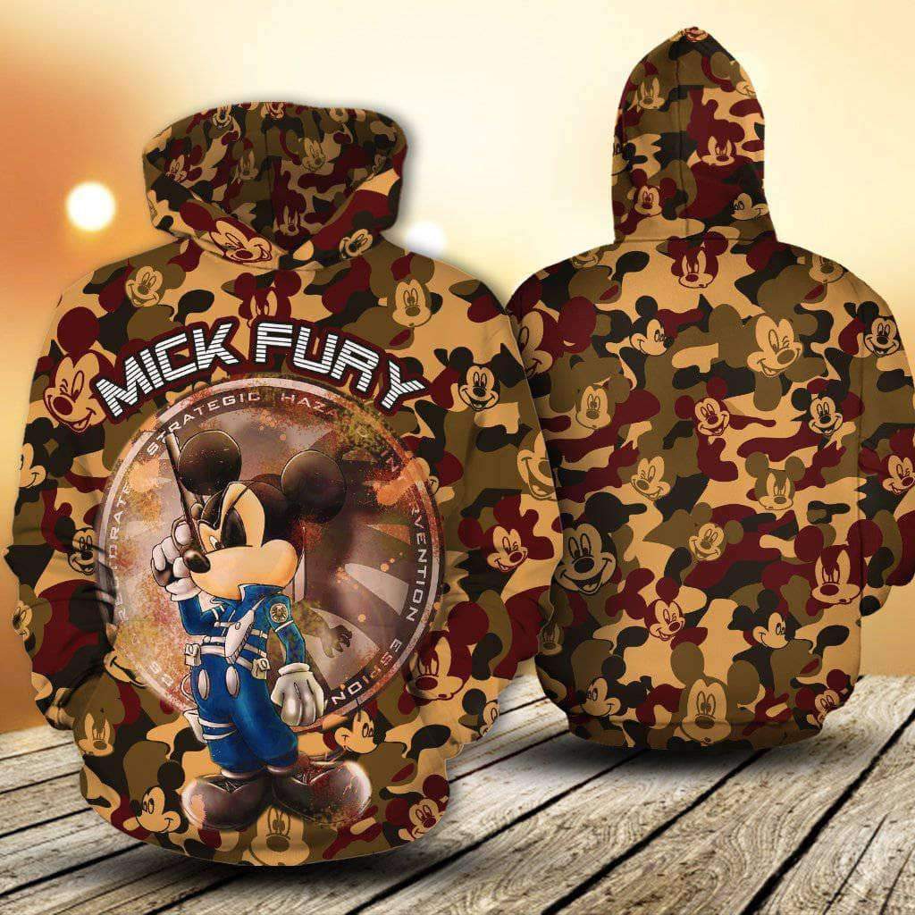 Mick Fury – Hoodie 3D Printed Hoodie/Zipper Hoodie