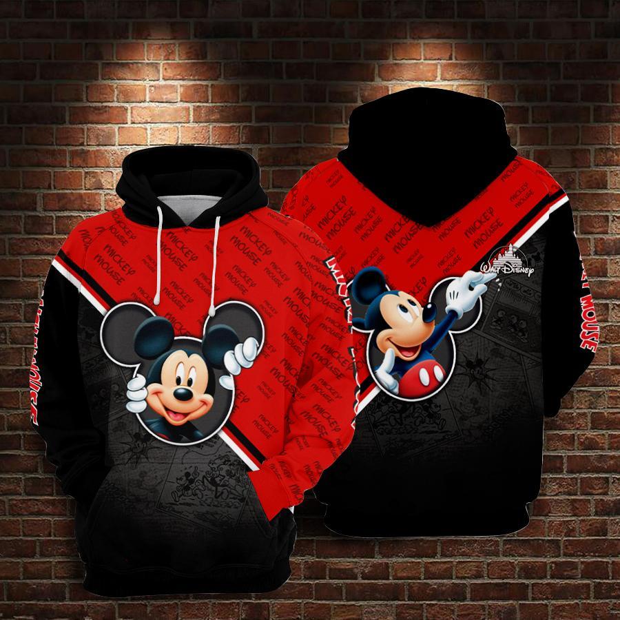 Mickey 3D Printed Hoodie/Zipper Hoodie