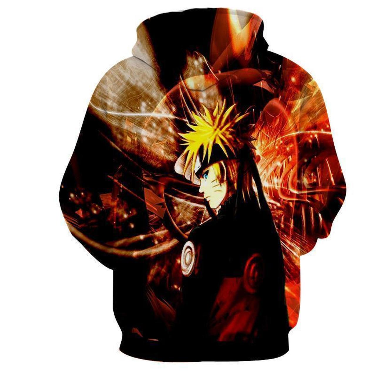 Naruto 3d print online hoodie